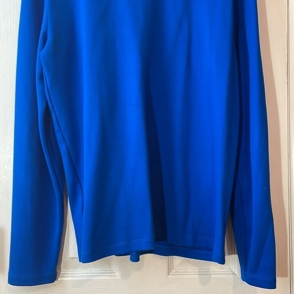 Calvin Klein Blue Quarter Zip Sweater‎ Men's Medium Cotton NWOT